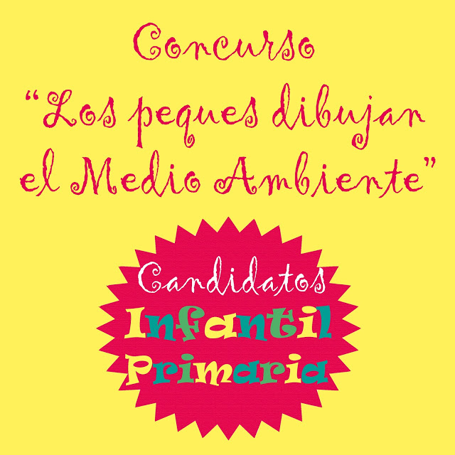 Dibujos y sistema de votación del concurso “Los peques dibujan el Medio Ambiente”