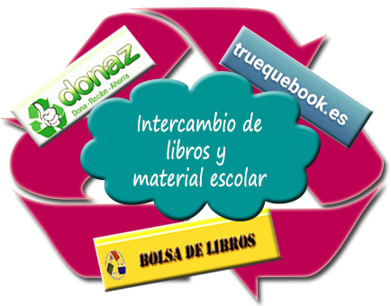 Intercambio de libros y material escolar