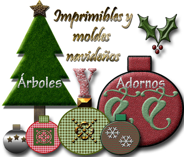 Imprimibles y moldes navideños gratuitos