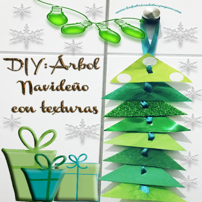 DIY: Árbol de Navidad con texturas variadas