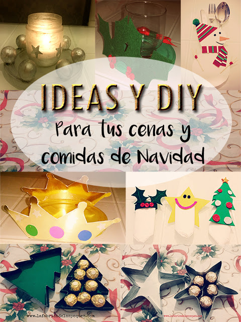 Ideas y DIY para tus cenas y comidas navideñas.