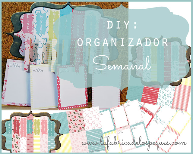 DIY: Organizador semanal