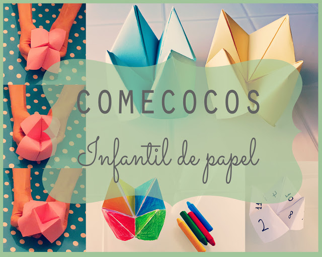 Comecocos infantil de papel