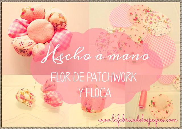 Hecho a mano: Flor de patchwork y floca