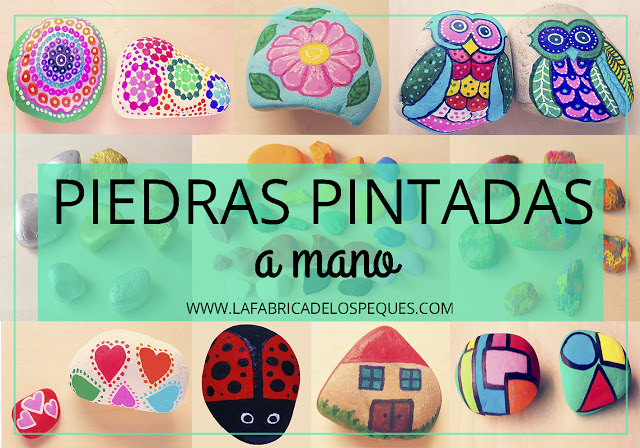 Piedras pintadas a mano