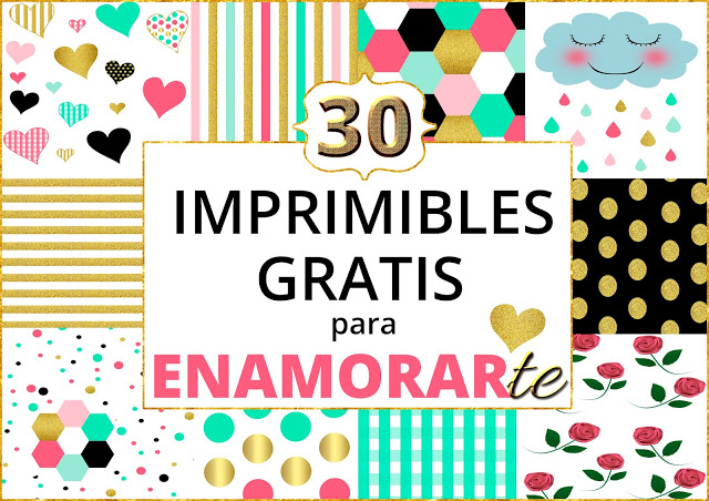 30 Imprimibles gratis para enamorarte