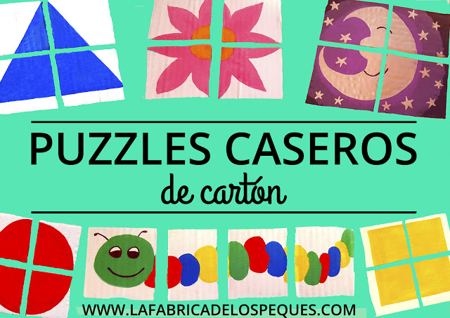 Puzzles caseros de cartón