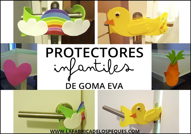 Protectores infantiles de goma eva, para casa.