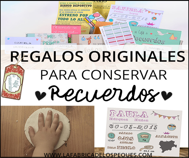 Regalos originales para conservar recuerdos