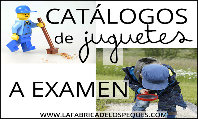 Catálogos de juguetes a examen.
