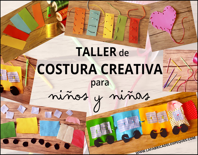 Taller de costura creativa para niños y niñas.