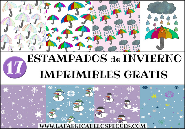 estampados de invierno (imprimibles gratis)