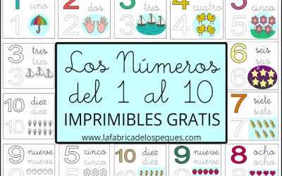 Los números del 1 al 10 : imprimibles gratis