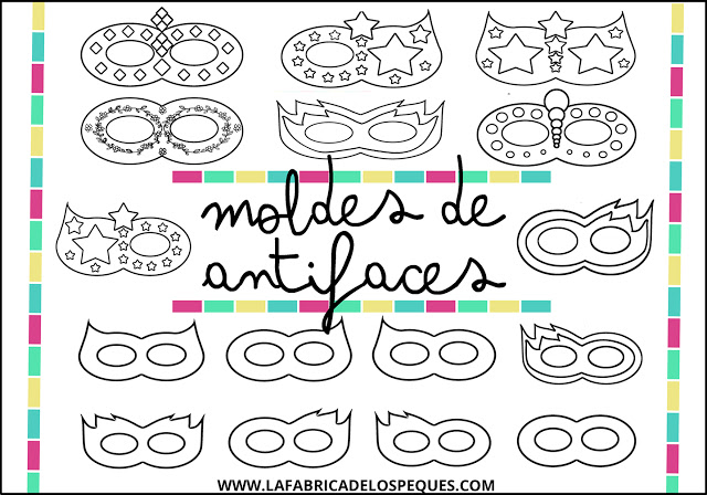 Moldes de antifaces