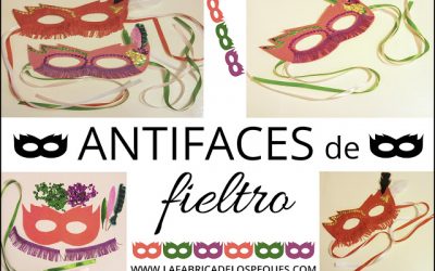 Antifaces de fieltro