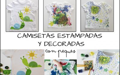 Camisetas estampadas y decoradas con peques