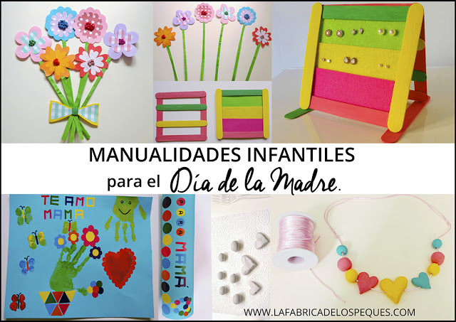 Manualidades infantiles para el Día de la Madre.