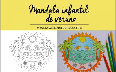 Mandala infantil de verano