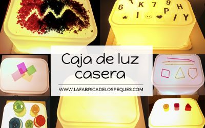 Caja de luz casera.
