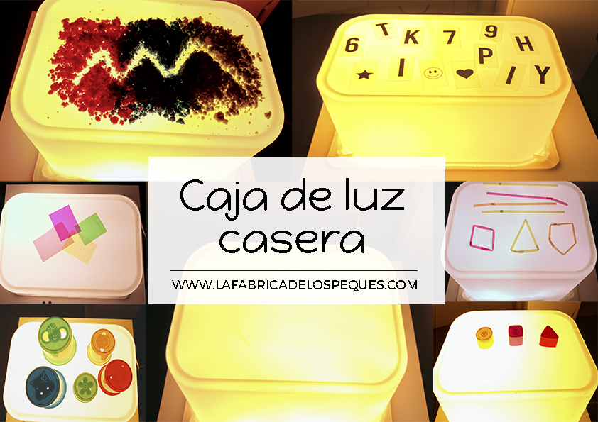 Caja de luz casera.