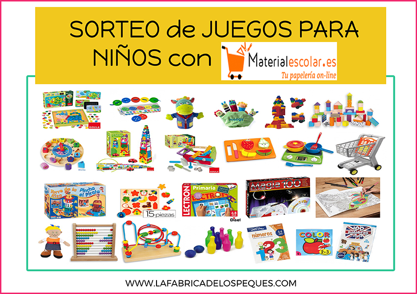 Sorteo de juegos para niños con Materialescolar.es (CERRADO)