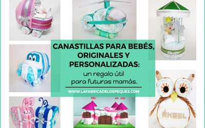  Canastillas para bebés originales y personalizadas: un regalo útil para futuras mamás.