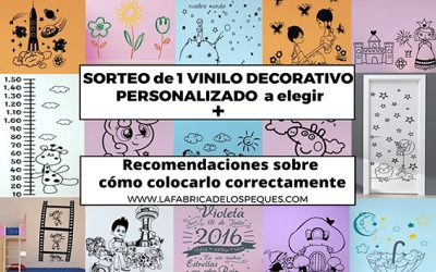 Cómo colocar correctamente un vinilo decorativo y ¡¡Sorteo!! (Sorteo Cerrado)