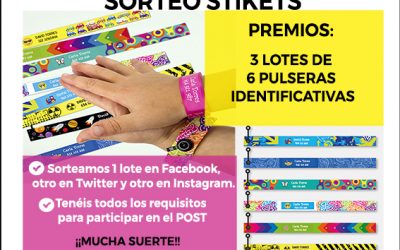 [Sorteo cerrado] Sorteo de Stikets: 3 lotes de pulseras identificativas