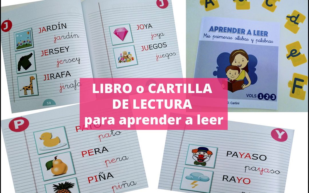 Libro o cartilla de lectura para aprender a leer