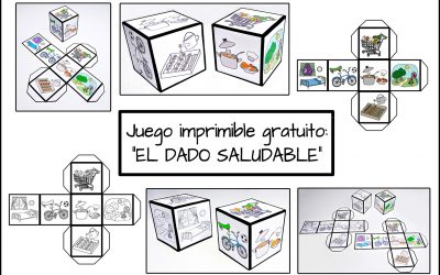 Juego imprimible gratuito: “El dado saludable”